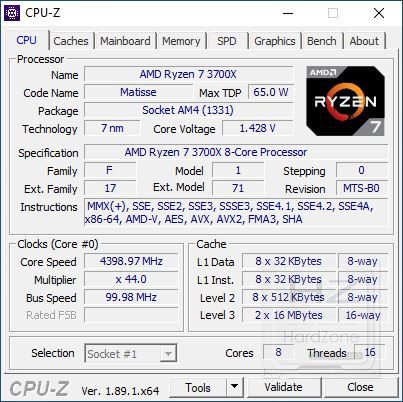 AMD Ryzen 3700X - Review Benchmark 1