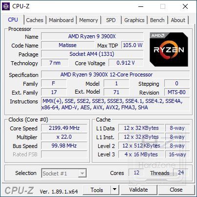 AMD Ryzen 3900X - Review Benchmark 1