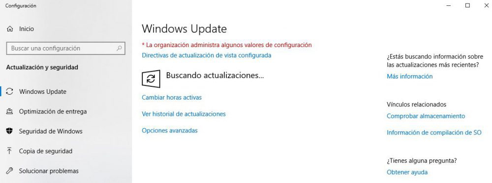 Windows Update nos ofrecerá actualizar drivers