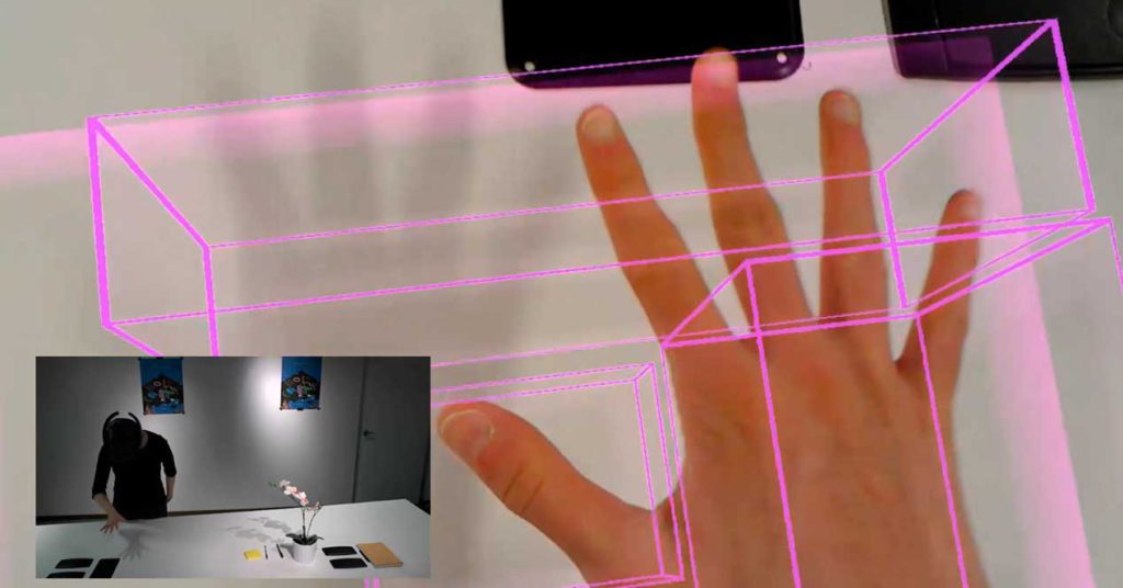 realidad virtual interaccion tactil mrtouch